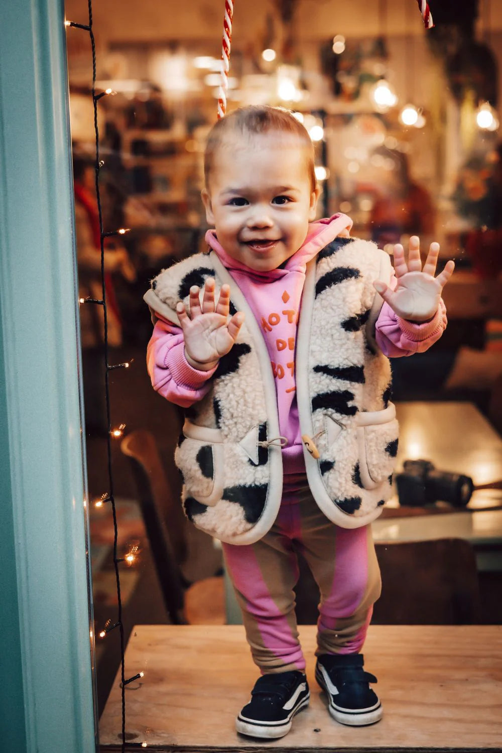 Alwero - Bodywarmer Alpen Junior โ Koeienprint