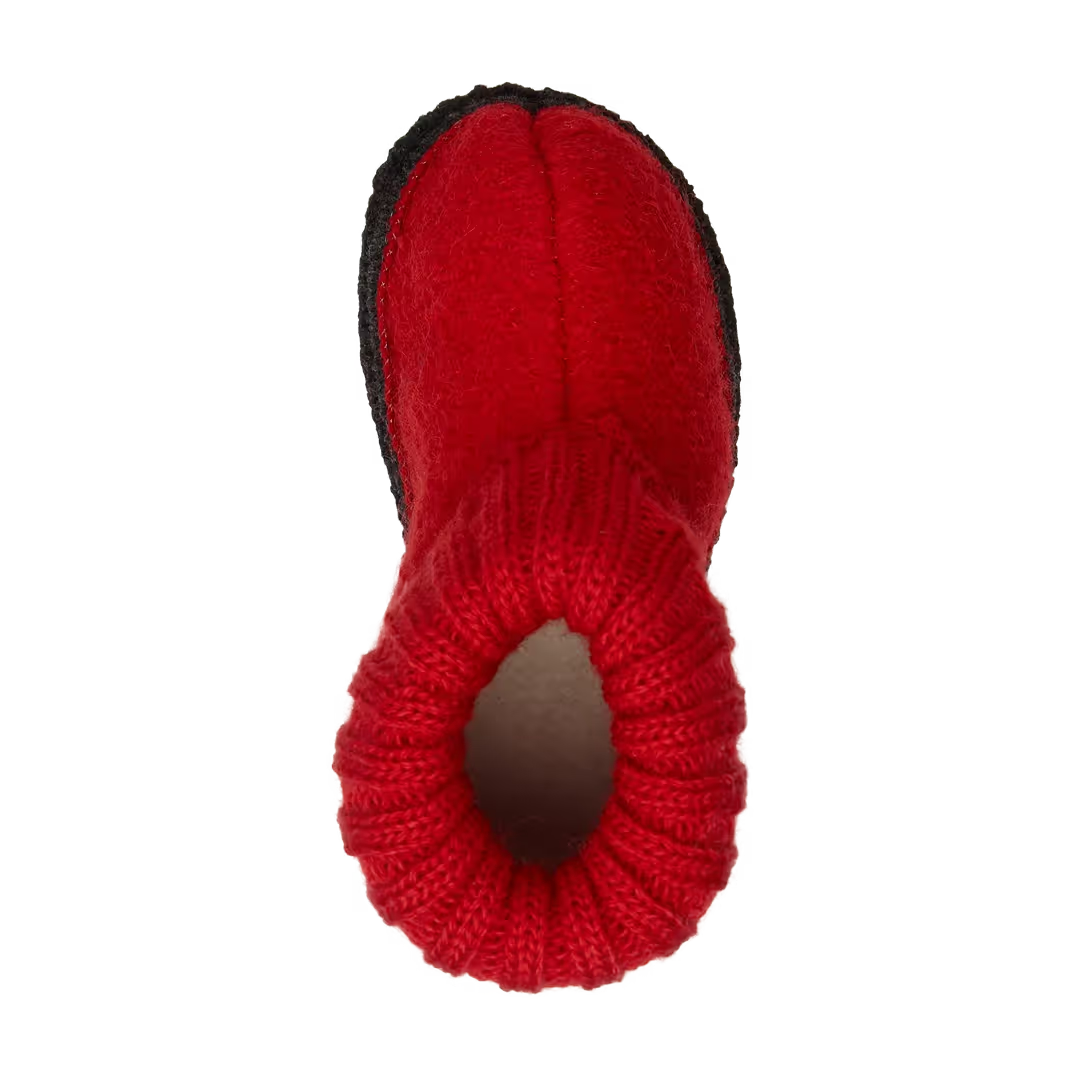 Bergstein - Wollen kindersloffen - Cozy - Rood