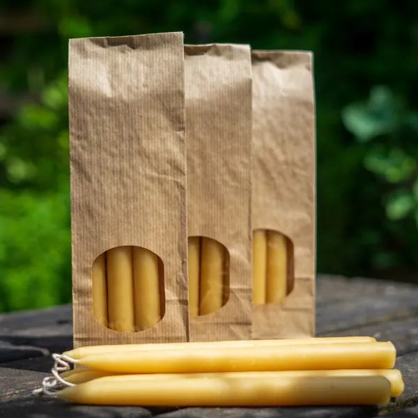 Alchemilla - Dinerkaarsen - 2 stuks - Bijenwas