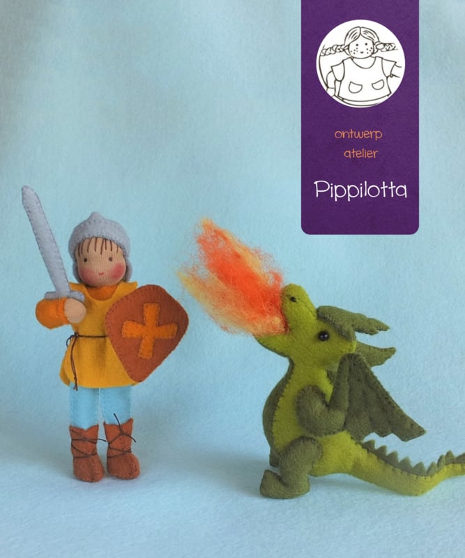 Atelier Pippilotta - Zelfmaakpakketje - Joris en de draak