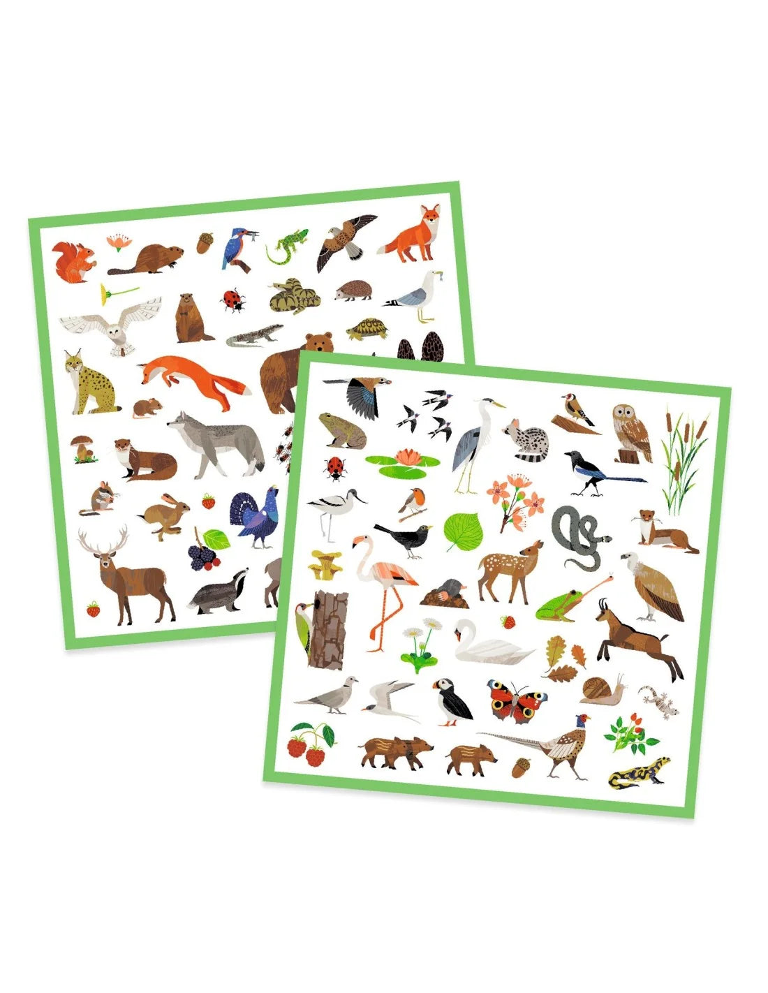 Djeco - Stickers - 160 stuks - Dieren