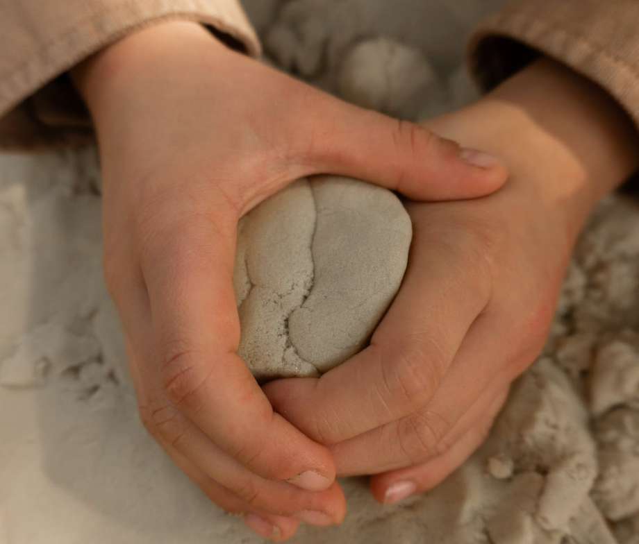 Kinetisch zand (zonder asbest)