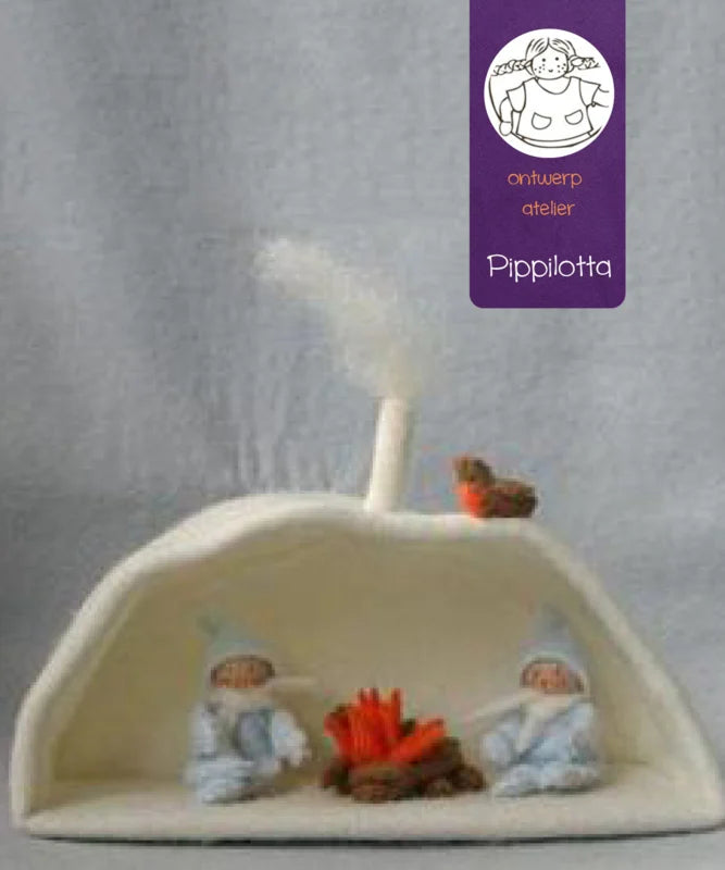 Atelier Pippilotta - Zelfmaakpakketje - Winterhutje