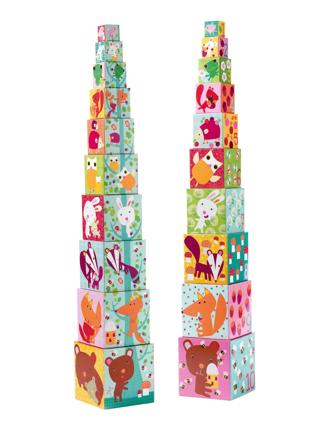 Djeco - Stapeltoren - Bosdieren