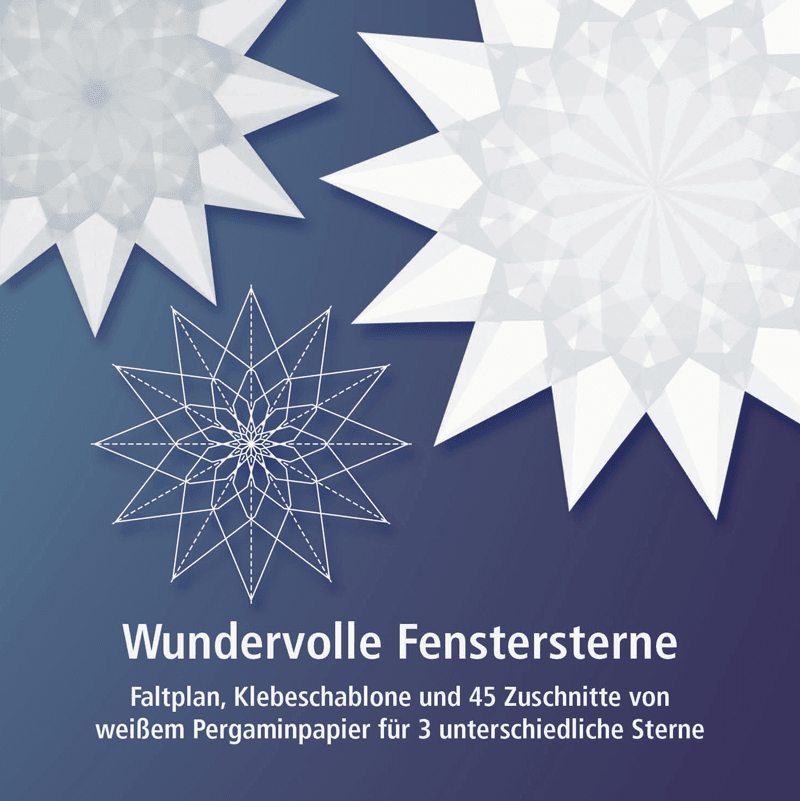 Fensterstern - Raamsterren vouwen - 12+