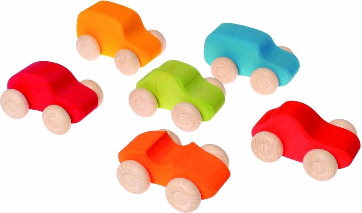 Grimm's - Gekleurde houten auto