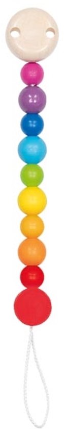 Goki - speenketting regenboog multicolor baby speelgoed