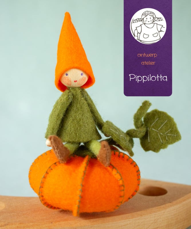 Atelier Pippilotta - Zelfmaakpakketje - Pompoen steker