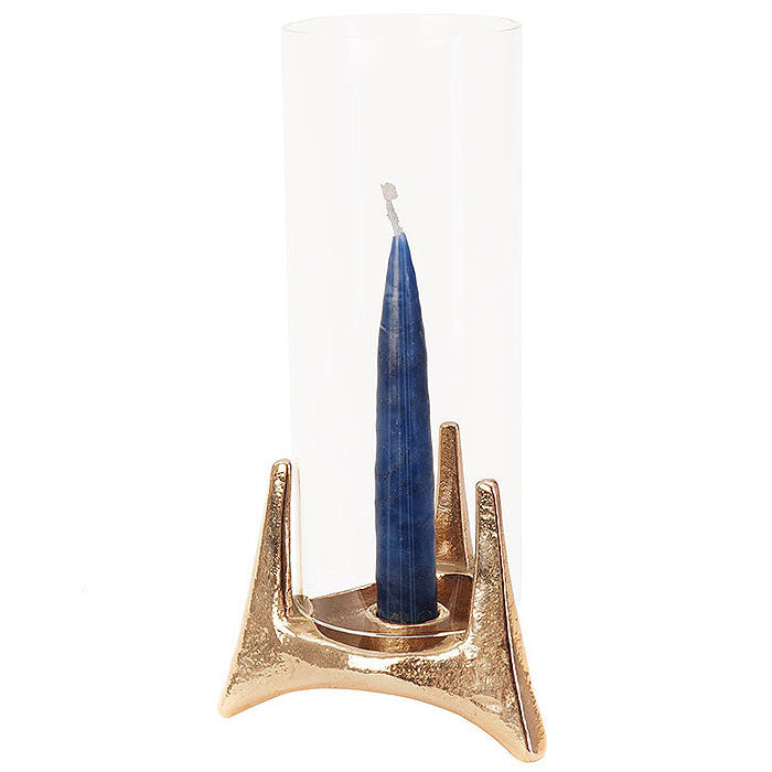 Metallkunst Harjes - Bronzen kandelaar - Dinerkaars