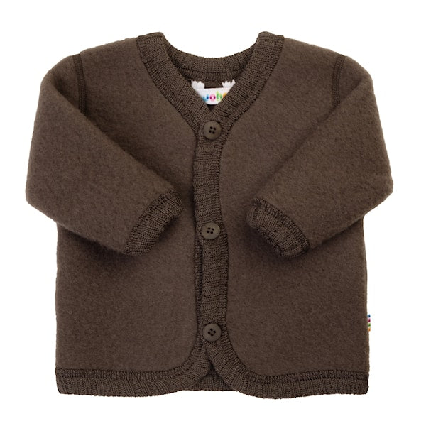 Joha - Vestje - 100% Fleece Merinowol - Donkerbruin