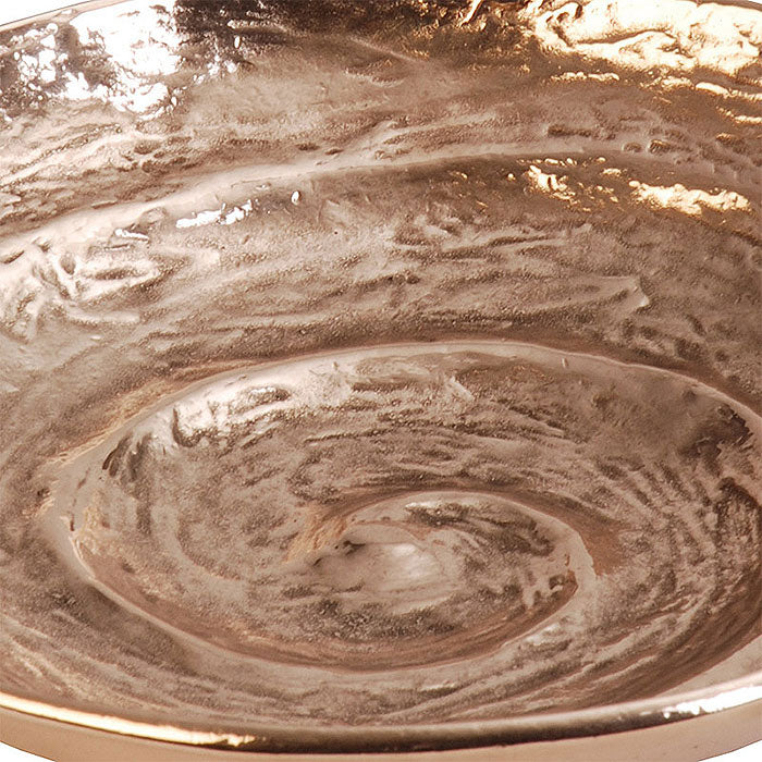 Metallkunst Harjes - Bronzen schaal - Spiraal