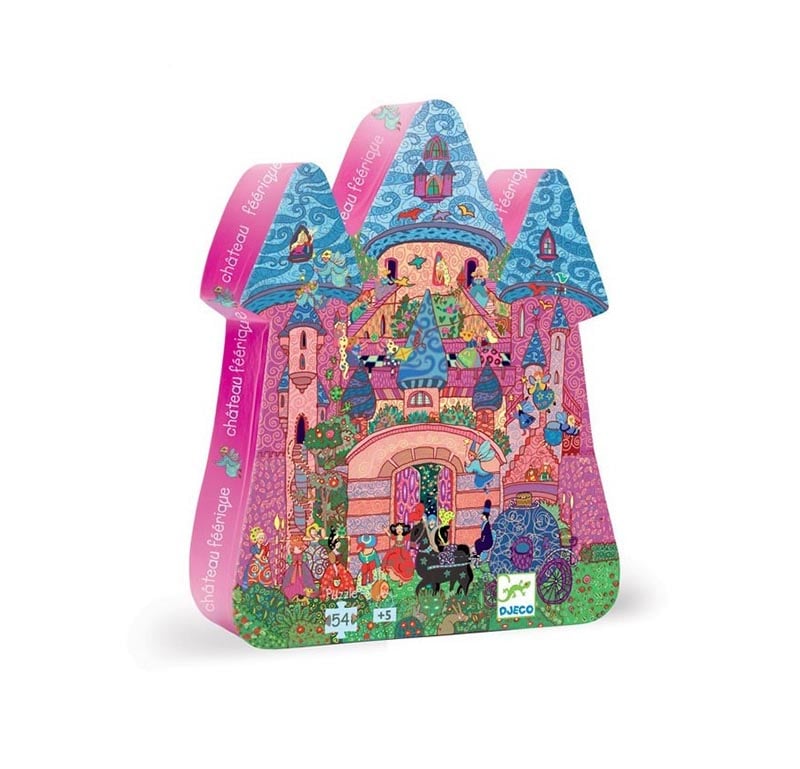 Djeco - Silhouette Puzzel - Kasteel