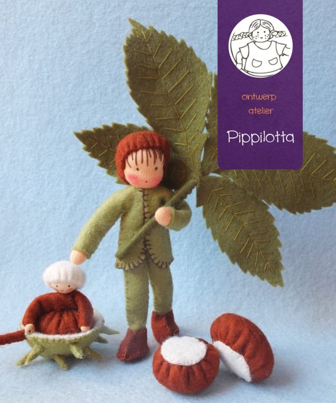 Atelier Pippilotta - Zelfmaakpakketje - Kastanje