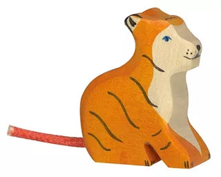 Holztiger - Tijger - Klein - Zittend