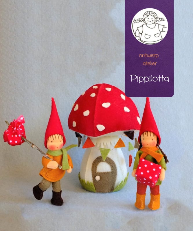 Atelier Pippilotta - Zelfmaakpakketje - Kabouterfeestje