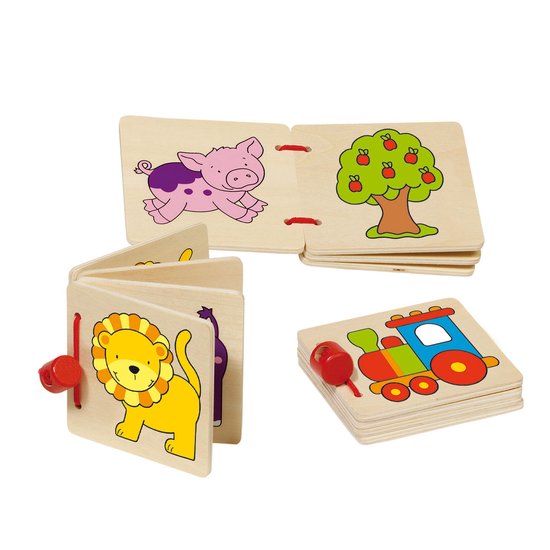 Goki - Houten Mini‑Boekje