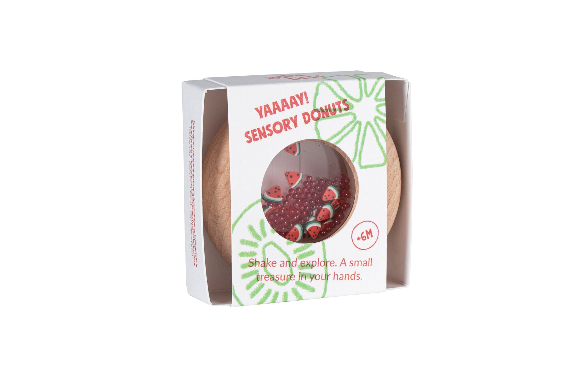 Petit Boum – Sensorische Donut – Watermeloen