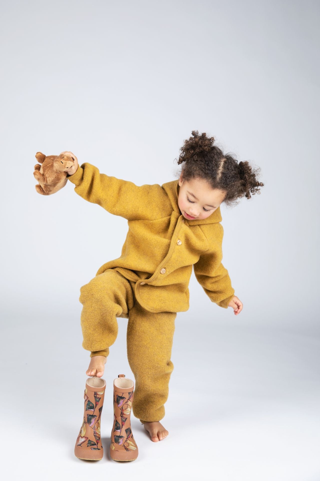 Engel Natur - Wolfleece jasje - Saffraan - 98/104