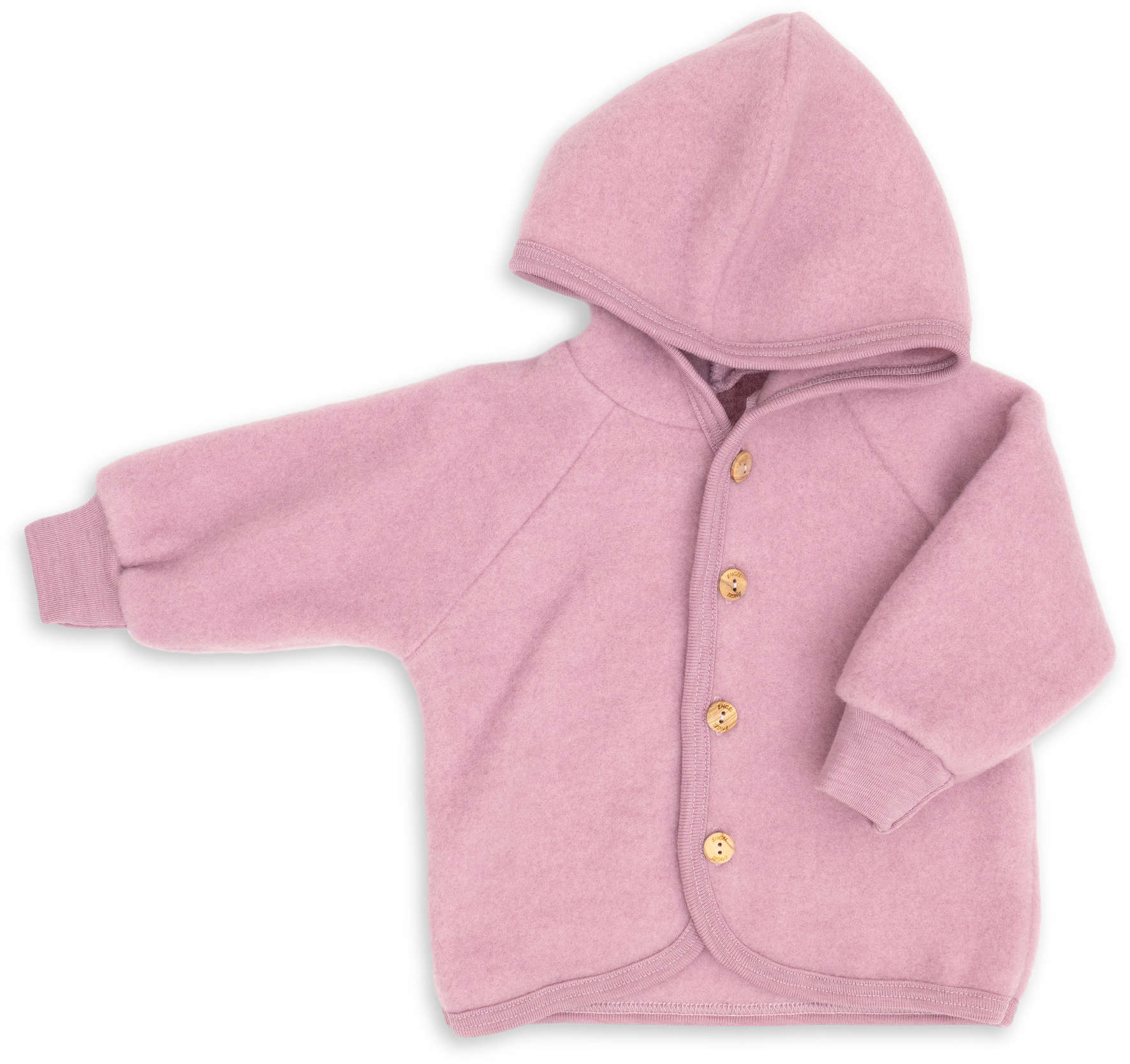 Engel Natur - Wolfleece jasje - Rosewood