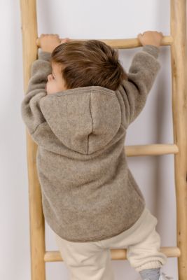 Engel Natur - Wolfleece jasje - Walnoot