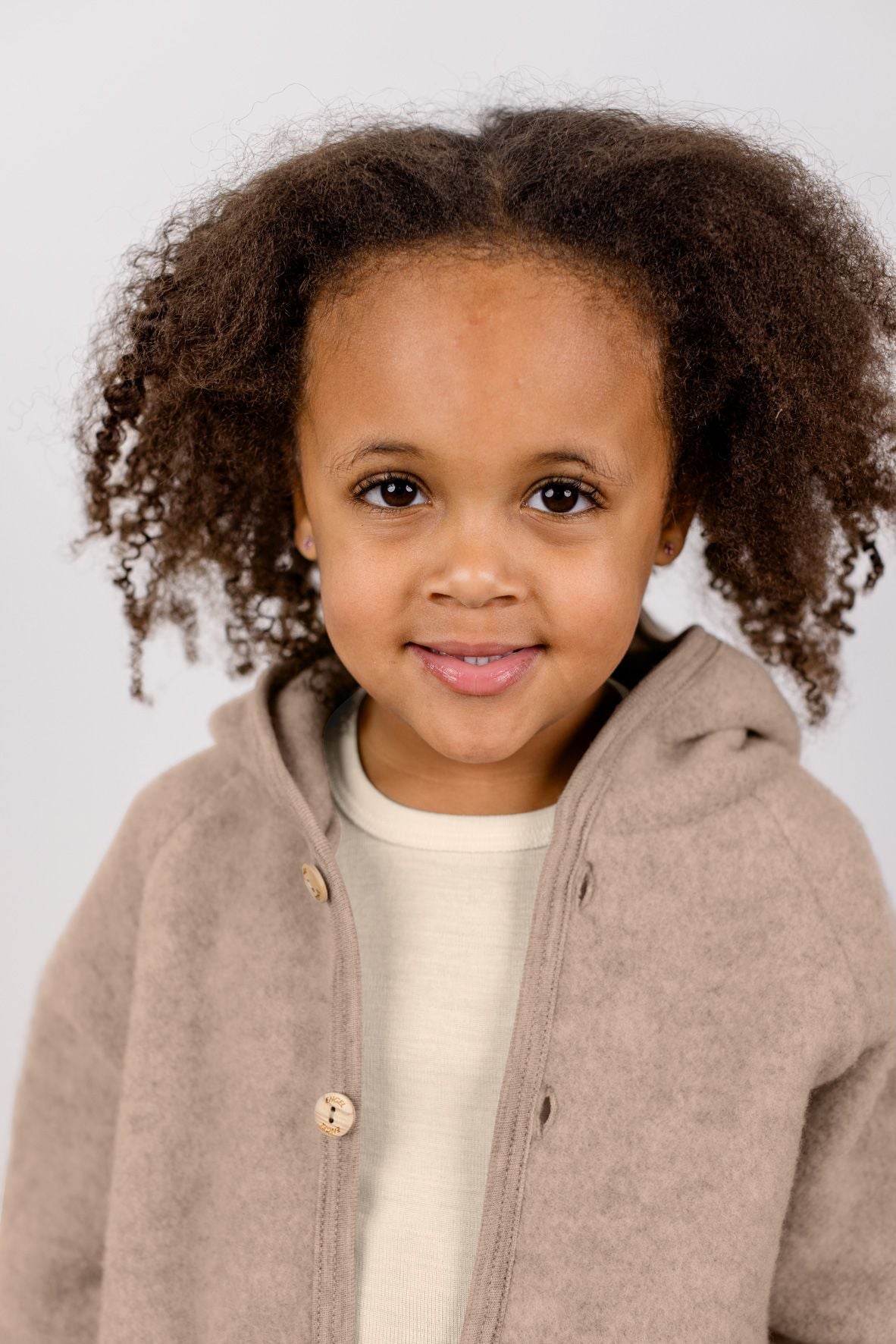 Engel Natur - Wolfleece jasje - Sand Melange