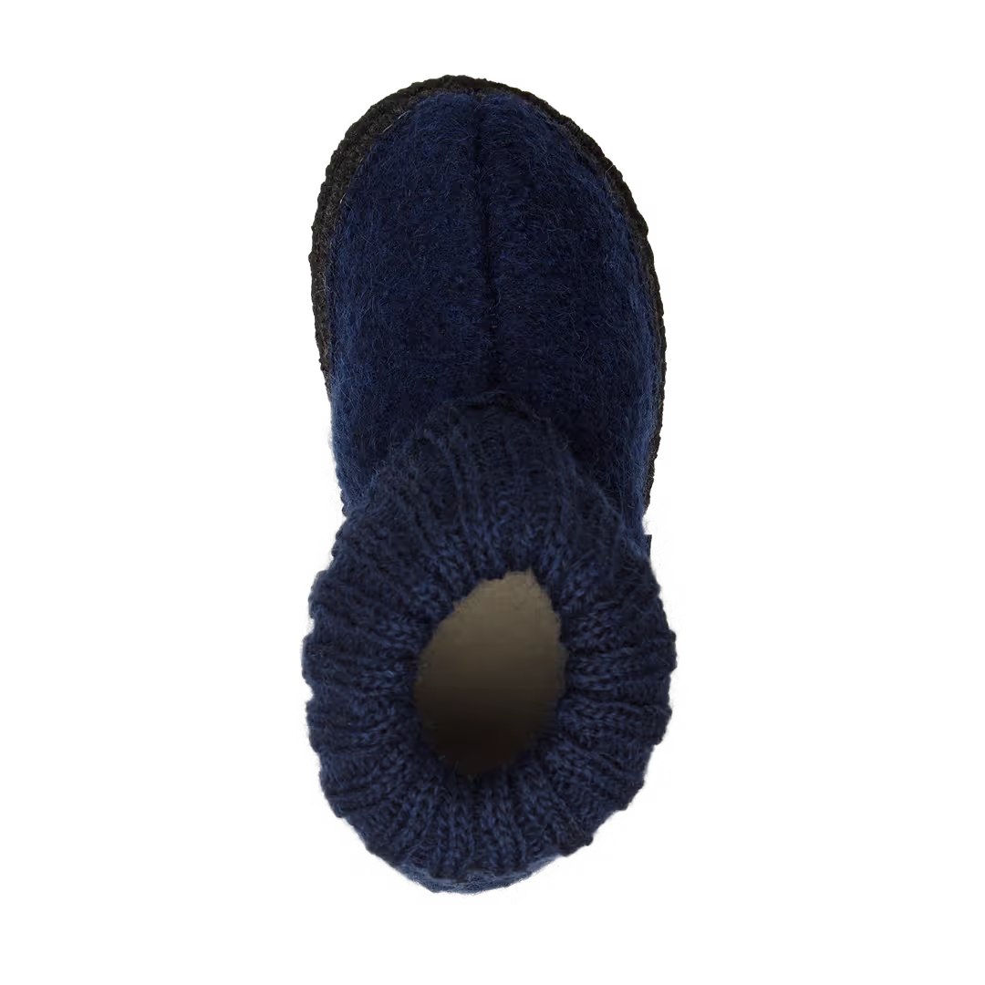 Berstein - Wollen sloffen - Donkerblauw