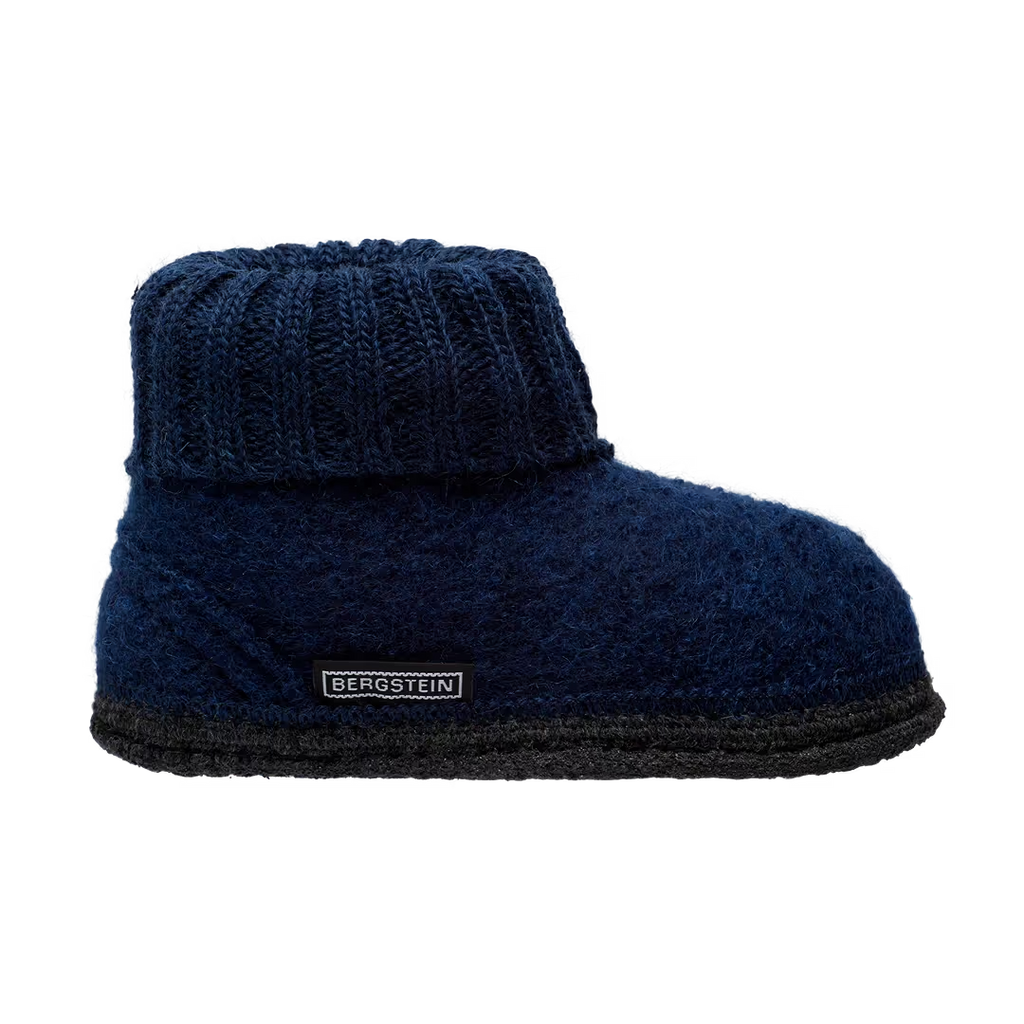 Berstein - Wollen sloffen - Donkerblauw