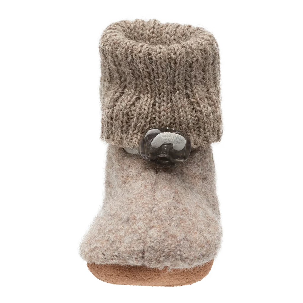 Bergstein  - Baby slofjes - Wol - Cozy - Beige