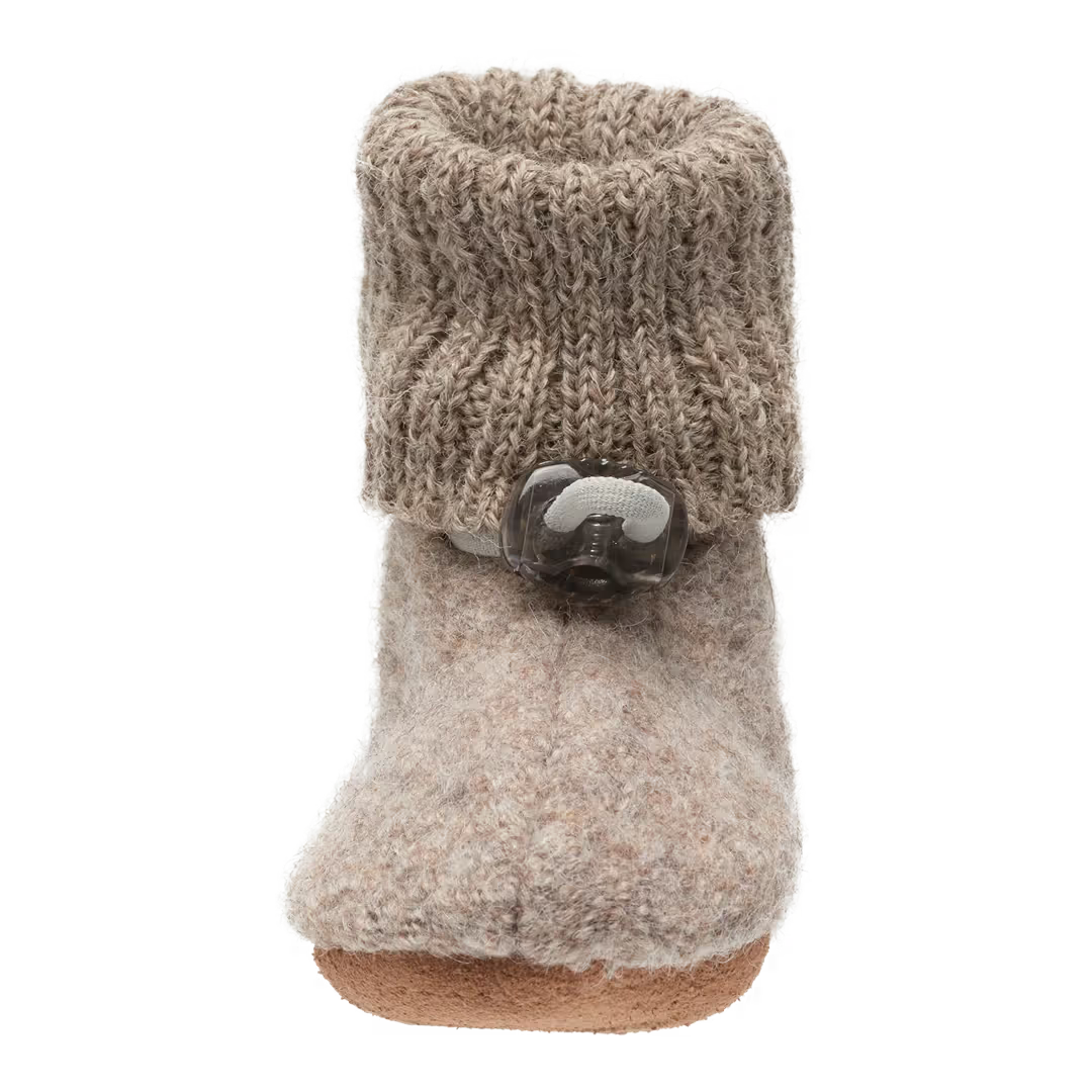 Bergstein  - Baby slofjes - Wol - Cozy - Beige