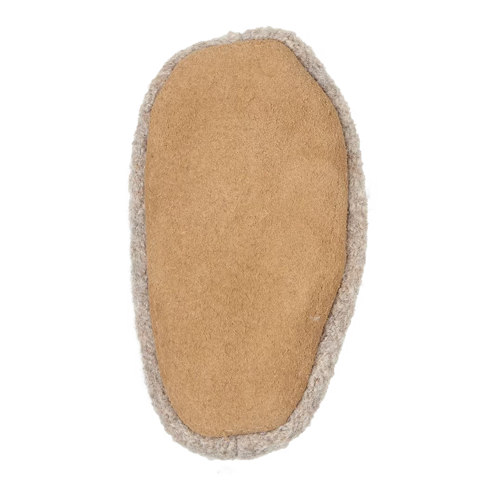 Bergstein  - Baby slofjes - Wol - Cozy - Beige