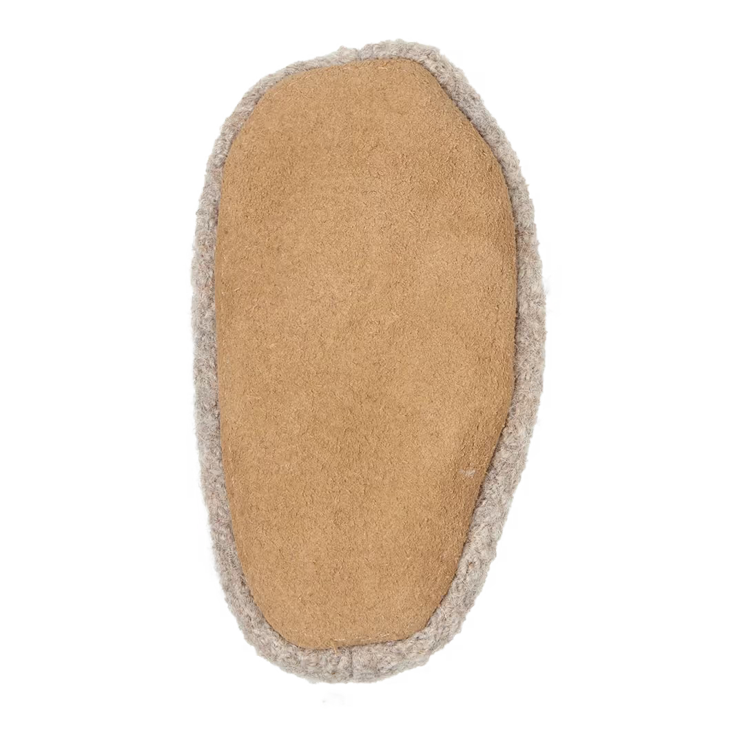 Bergstein  - Baby slofjes - Wol - Cozy - Beige