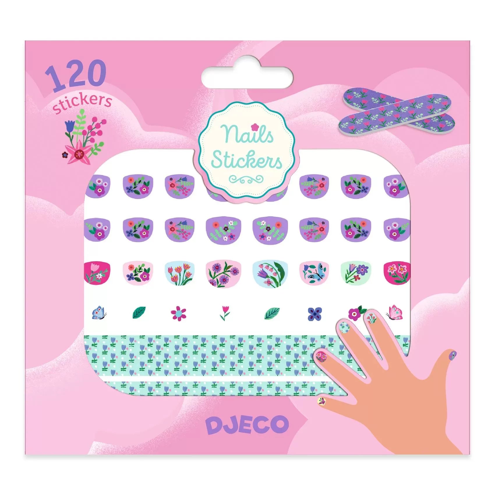 Djeco - Nagel stickers - Kleine bloem