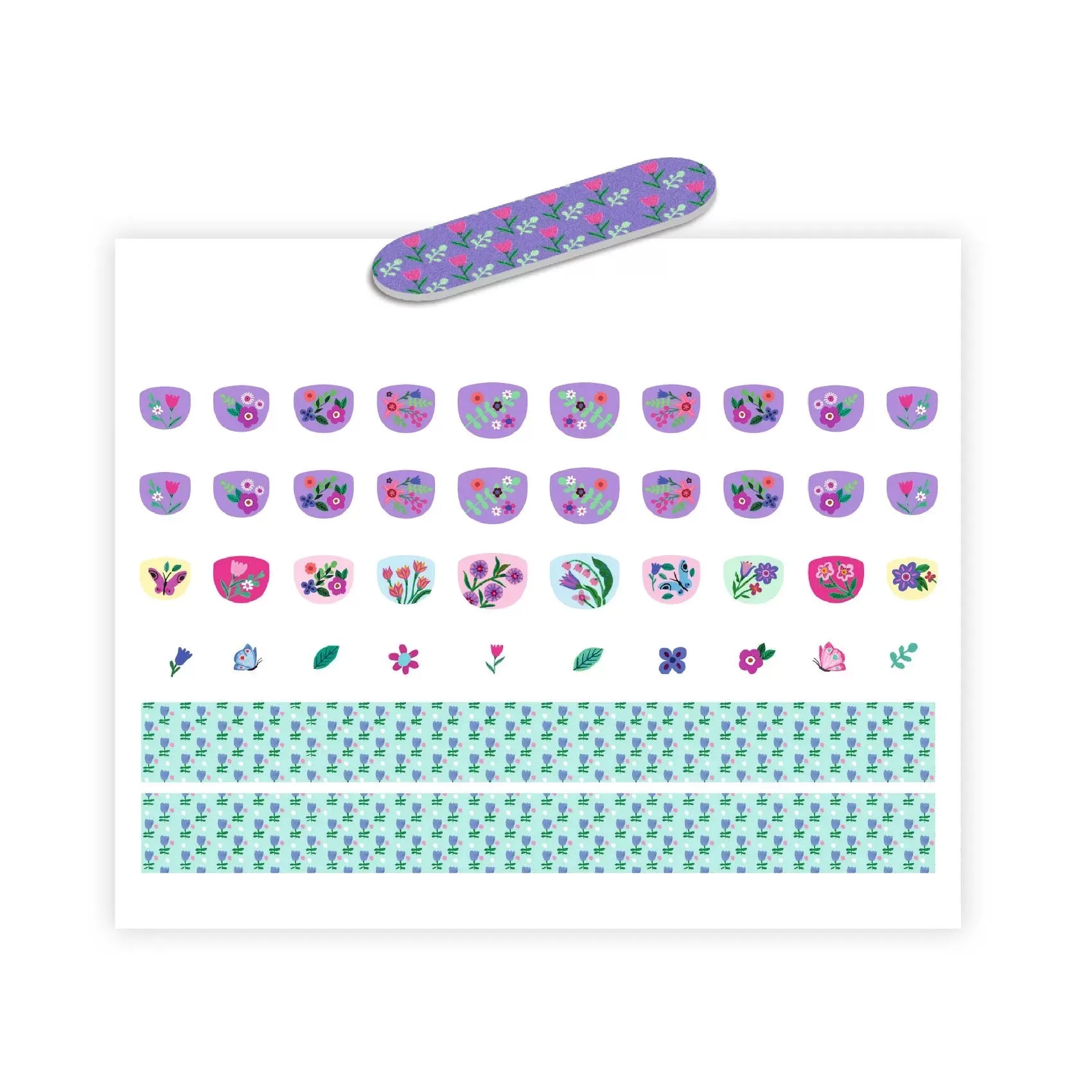 Djeco - Nagel stickers - Kleine bloem