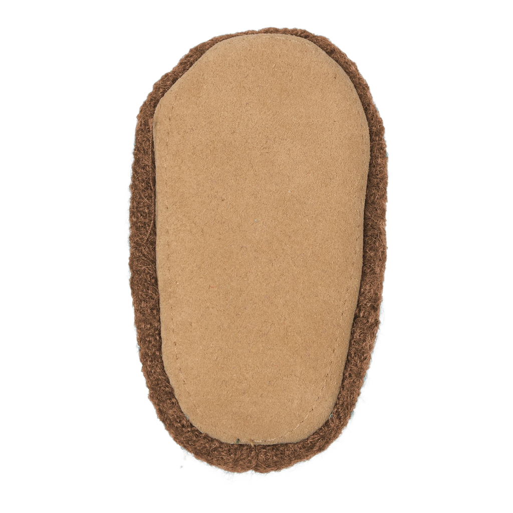 Bergstein  - Baby slofjes - Wol - Cozy - Bruin