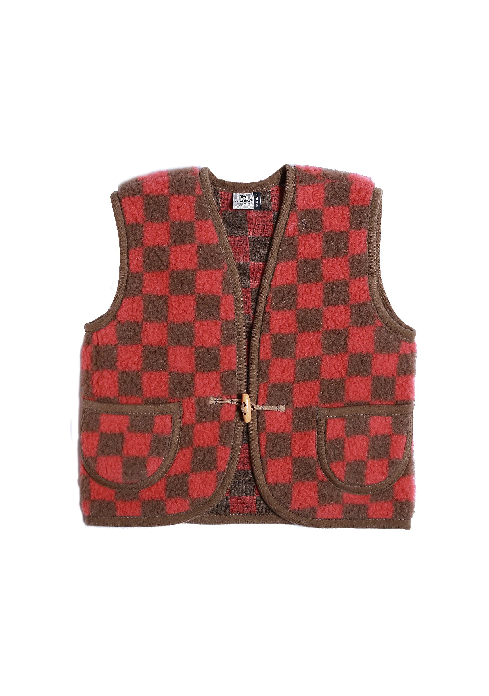 Alwero - Bodywarmer Alpen Junior Light - Geblokt