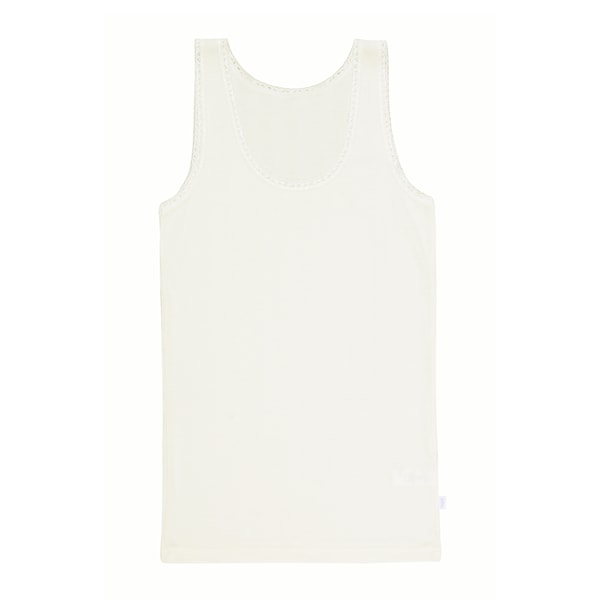 Joha - Dameshemd - Wit - Wol/Zijden - Met klein kantje