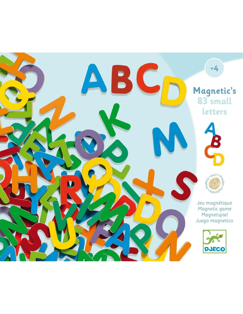 Djeco - Magnetische letters - 83 stuks