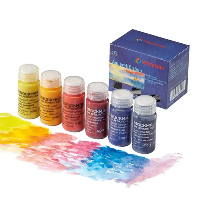 Stockmar - Aquarelverf ass. 6 aanvullend à 20 ml