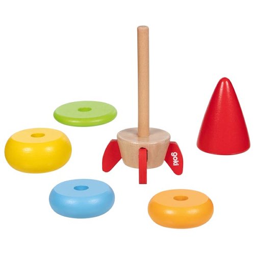 Goki - Stapeltoren - Raket - Hout