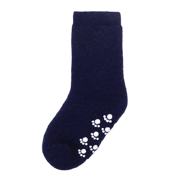 Joha - Wollen sokken - Dik - Antislip - Donkerblauw