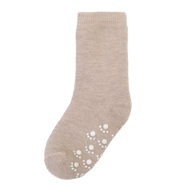 Joha - Wollen sokken - Dik - Antislip - Beige