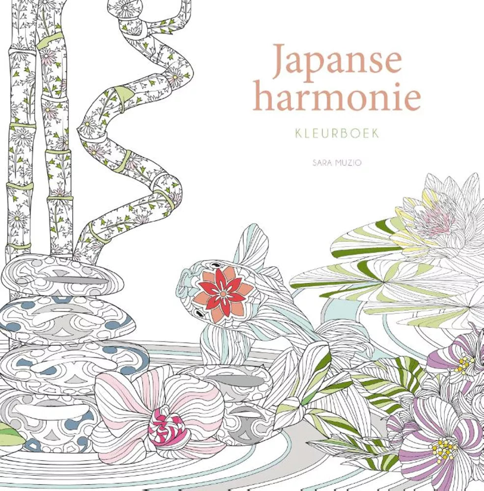 Kleurboek voor volwassenen - Japanse harmonie