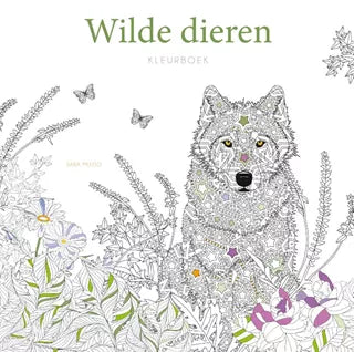 Kleurboek voor volwassenen - Wilde dieren