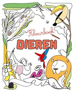 Kleurboek: Dieren. 3+