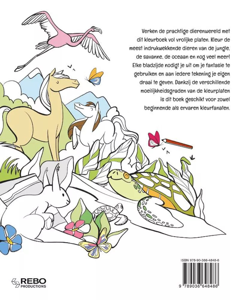 Kleurboek: Dieren. 3+