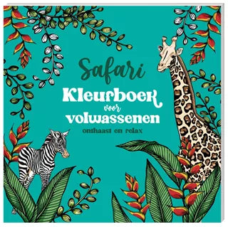 Kleurboek voor volwassenen - Safari