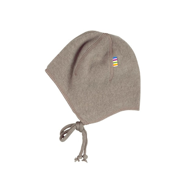 Joha - Strikmutsje - Fleece Merinowol - Sesam