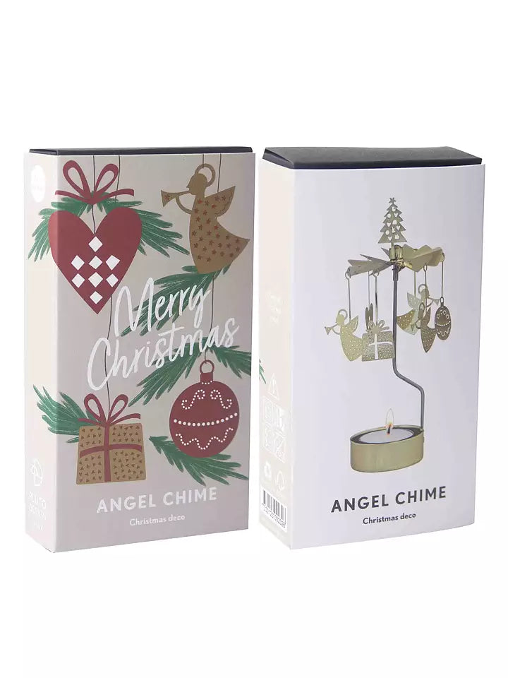 Pluto Disign - Theelichthouder-spinner - Kerstmis - Goud