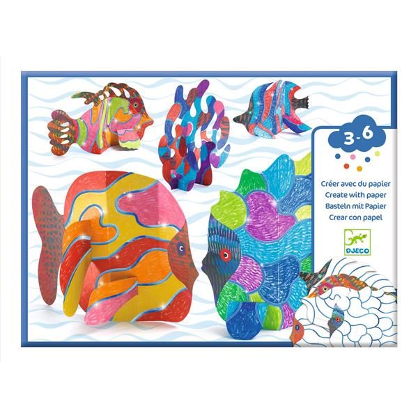 Djeco - Creatief met papier - Onder de golven
