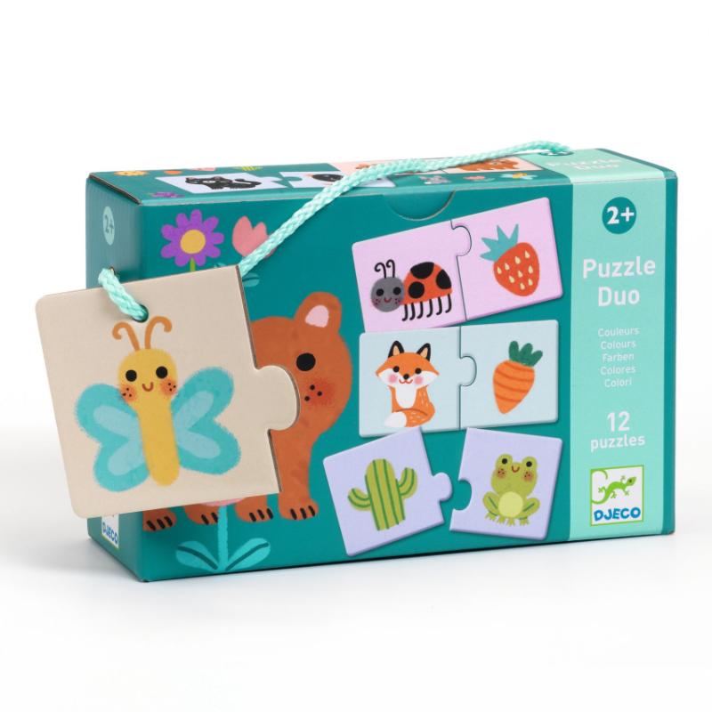 Djeco - Duo puzzeltje - Kleuren